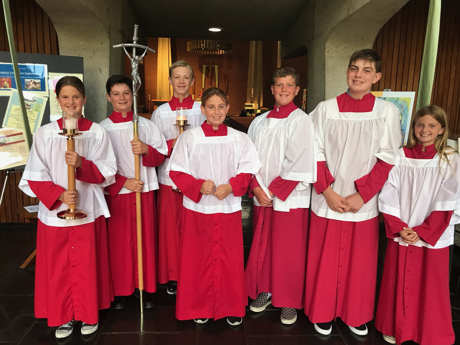 Picture of Altar Servers in Church